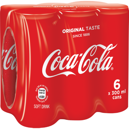 Coca Cola 300ml Canned(half pack)